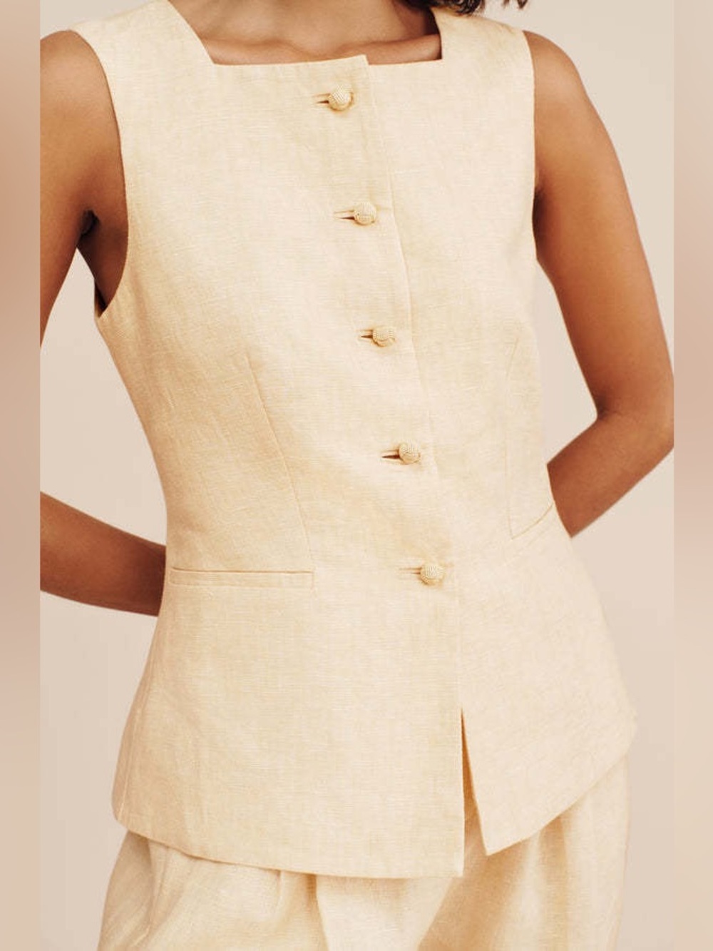 NWT Posse Rio Vest Dusty Citron Size Large